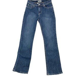 Zena Jeans Womens Blue Stretch Bootcut Denim Jeans Size 4